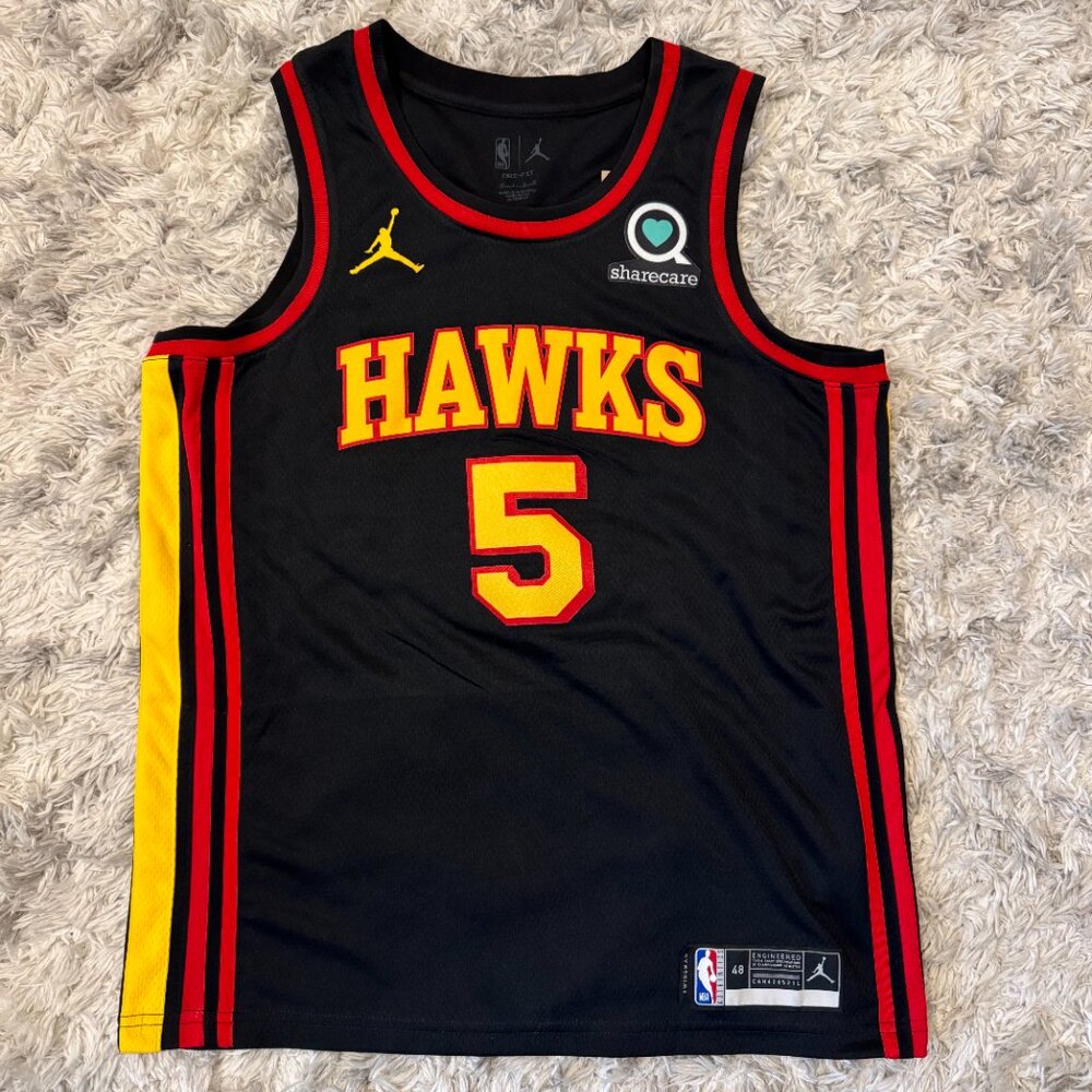 Dejounte Murray Statement Edition Swingman Atlanta Hawks Jersey